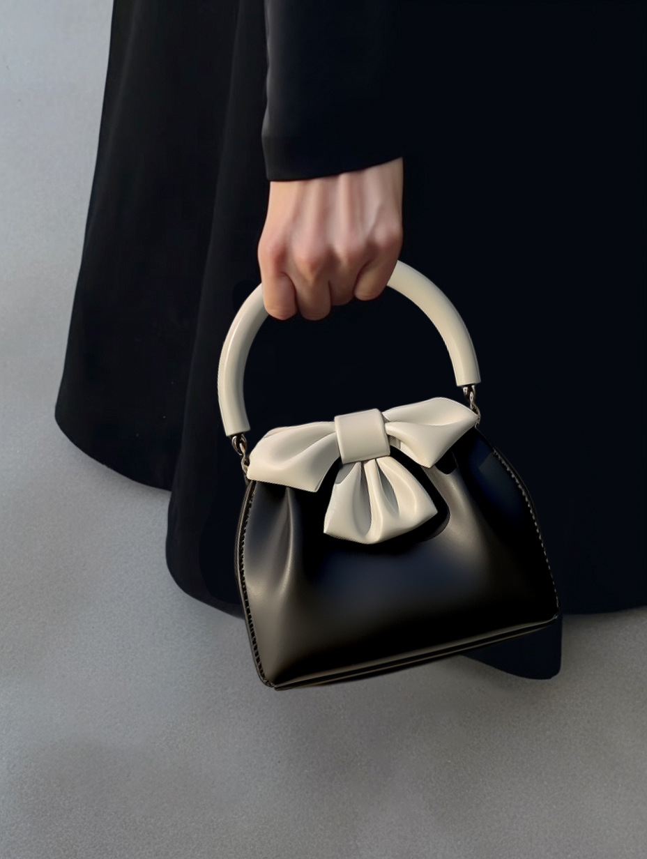 Stylish Mini Handbag with Bow Design for women